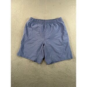 Myles Apparel Everyday Shorts Mens Medium Blue 8" Inseam Athleisure Drawstring